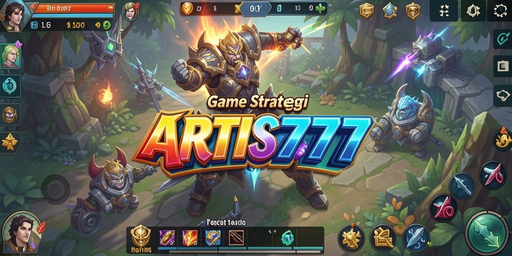 Tampilan menarik dari gameplay strategi ARTIS777.