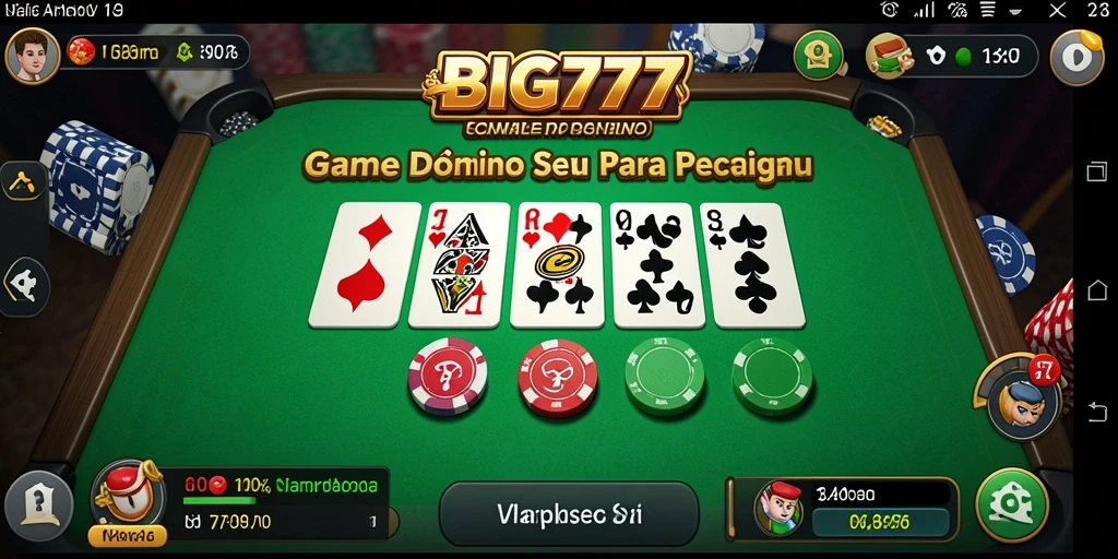 Screenshot gameplay dari BIG777 yang menampilkan keseruan bermain Domino.