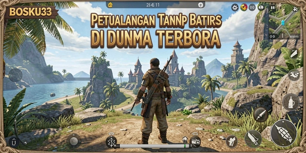 Tampilan menarik dari gameplay Open World di BOSKU33.