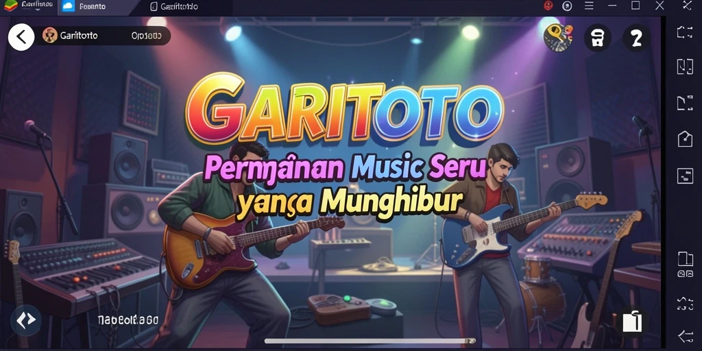 Tampilan screenshot GARITOTO yang menampilkan gameplay musik yang seru.