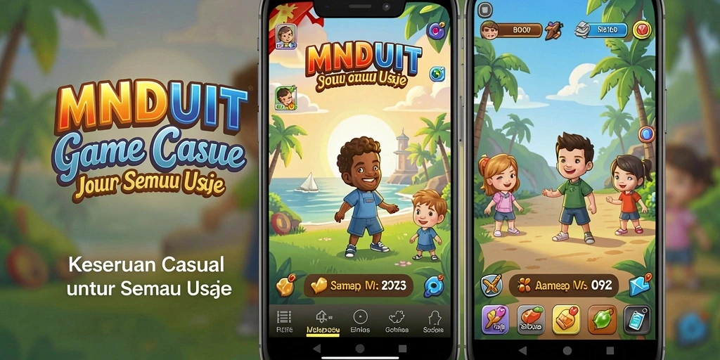 Tampilan gameplay MNDUIT yang mengasyikkan dan interaktif.