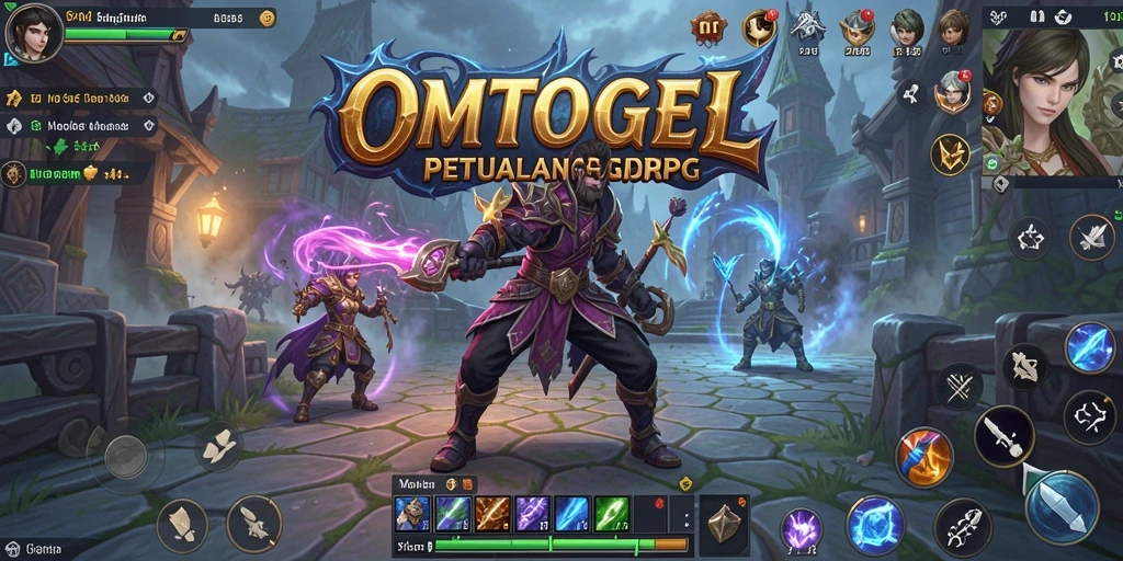 Gameplay seru di dunia fantasi MMORPG OMTOGEL.