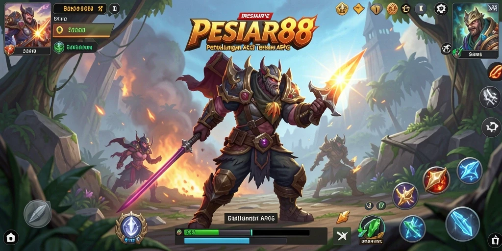Tampilan menawan dari gameplay PESIAR88 yang penuh aksi.