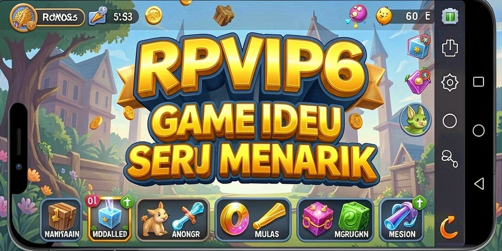 Tampilan gameplay RPVIP6 yang menarik dalam format Idle.