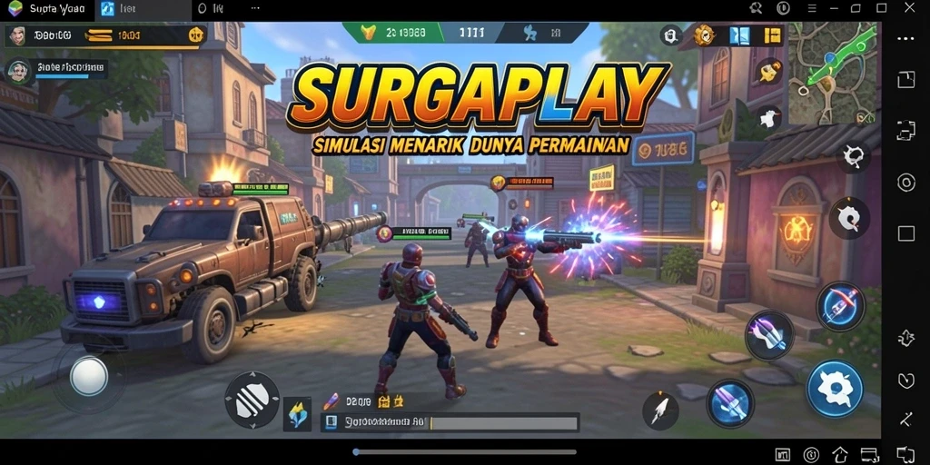 Gameplay SURGAPLAY yang menantang dan interaktif.