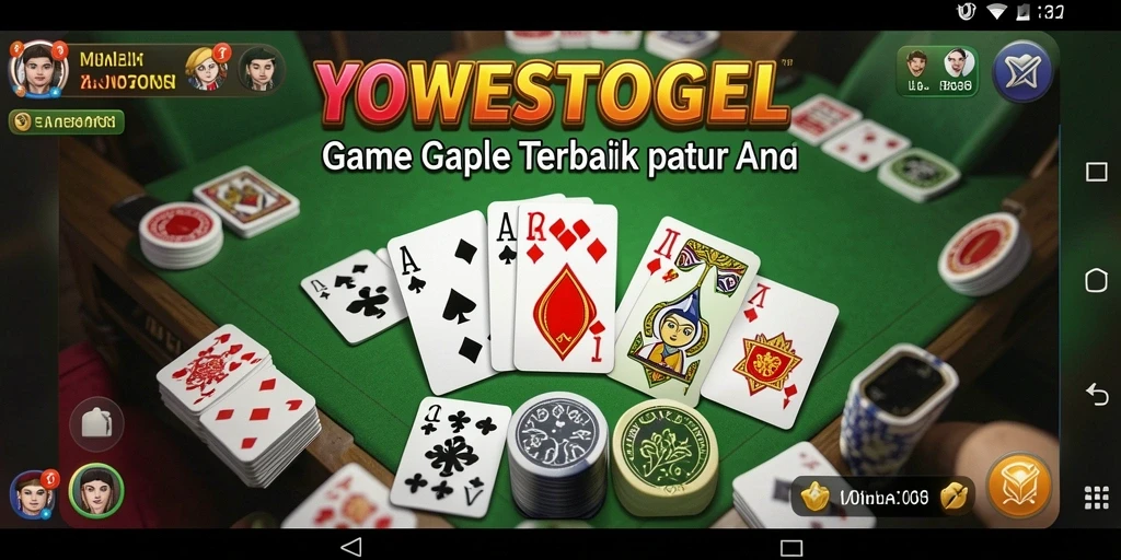 Tampilan gameplay seru dalam YOWESTOGEL game Gaple.